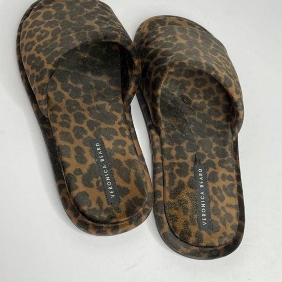 Veronica Beard Velvet Animal Print‎ Slides - Picture 4 of 4